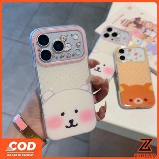 Thích hợp cho Realme Note 60 Realme Note 70 Realme C61 Realme C63 C71 C75S Vỏ điện thoại TPU chống sốc hình gấu nâu hoạt hình dễ thương