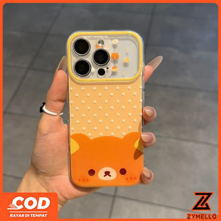 Thích hợp cho Realme Note 60 Realme Note 70 Realme C61 Realme C63 C71 C75S Vỏ điện thoại TPU chống sốc hình gấu nâu hoạt hình dễ thương