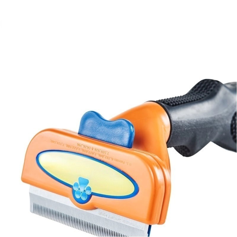 DeShedding Tool cho chó mèo, Lược chải tẩy lông để tẩy lông thú cưng rụng lông chải lông