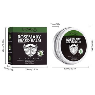 50g Chiết xuất thực vật hương thảo Râu làm mịn hàng ngày cho nam Sản phẩm chăm sóc râu