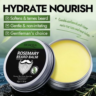 50g Chiết xuất thực vật hương thảo Râu làm mịn hàng ngày cho nam Sản phẩm chăm sóc râu