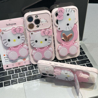 Ốp điện thoại silicon mềm hình mèo Hello Kitty dễ thương cho iPhone 17Promax 11 12 13 14 15 16 Pro Max 15Plus Vỏ điện thoại di động chống sốc cho nữ