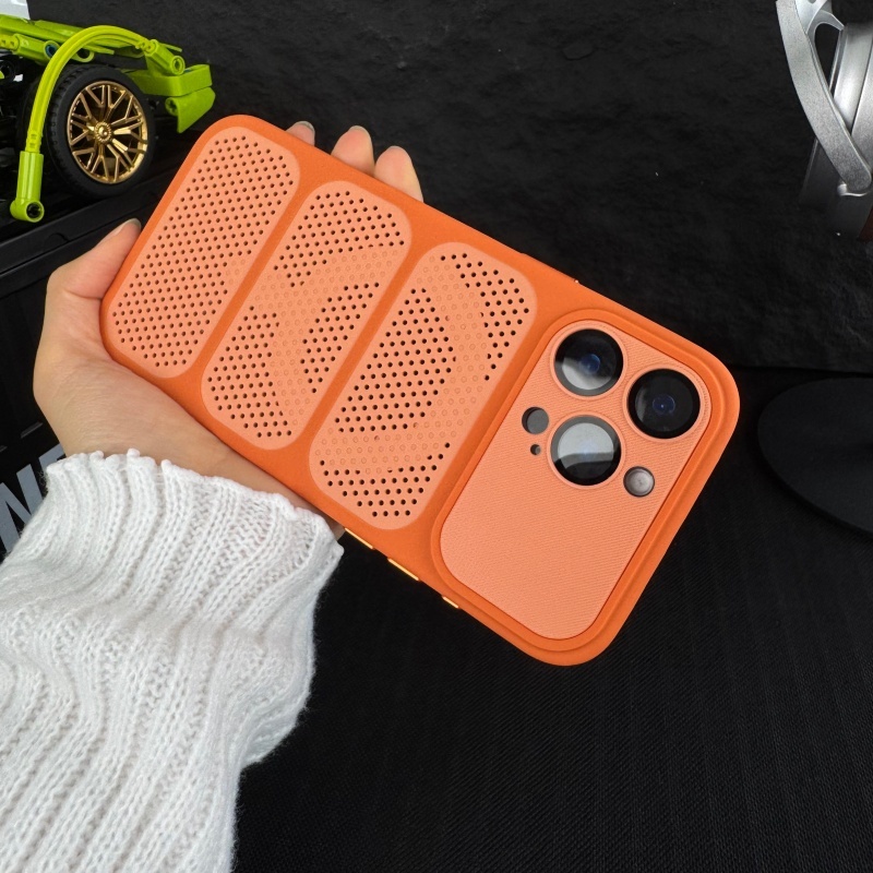 Vỏ cứng tản nhiệt có màng ống kính tương thích cho iPhone 12 pro max 13 pro max 14 pro max 15 pro max 16 pro max 17pro max
