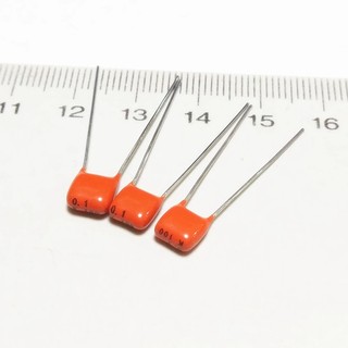 [Hàng có sẵn] 10 Tụ điện phim MKT màu cam CBB 63V 224K474J 0,022 UF / 0,033 UF 47NF P = Tụ điện cắm thẳng 5MM