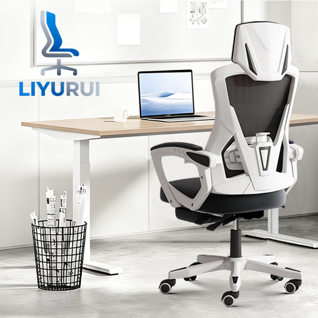 LIYURUI Ghế Công Thái Học Ghế Văn Phòng Ngả Lưng 145 Độ,Có/Không Gác Chân, Ghế Gaming Xoay