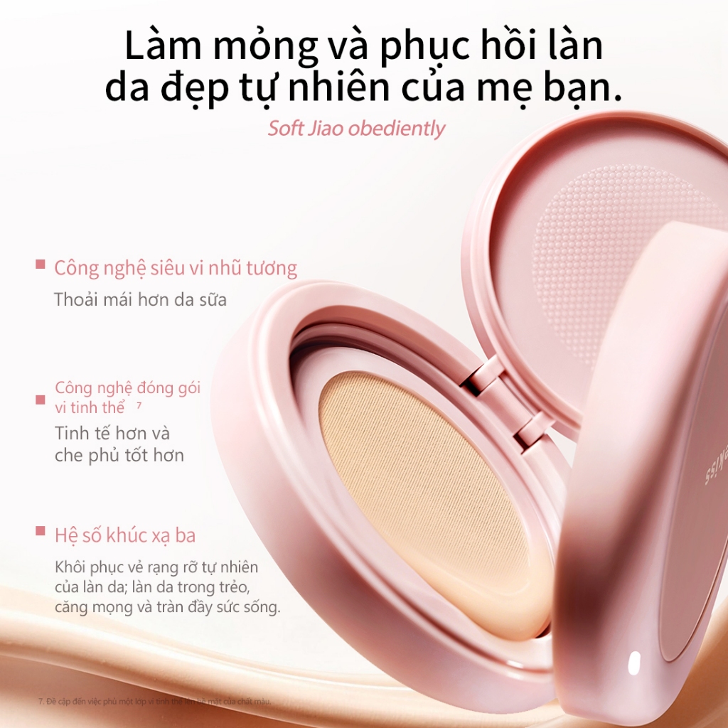 Cushion Mooekiss Che Khuyết Điểm, Mịn Lì Lâu Trôi, Không Mốc, Kiềm Dầu, Phù Hợp Mọi Loại Da