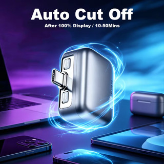 Loại C 140W Bảo Vệ Pin Kết Nối Vật Lý Thông Minh Tự Động Dừng Sạc Bảo Vệ Full Pin Tự Động Ngắt Kết Nối Cho Điện Thoại Tai Nghe