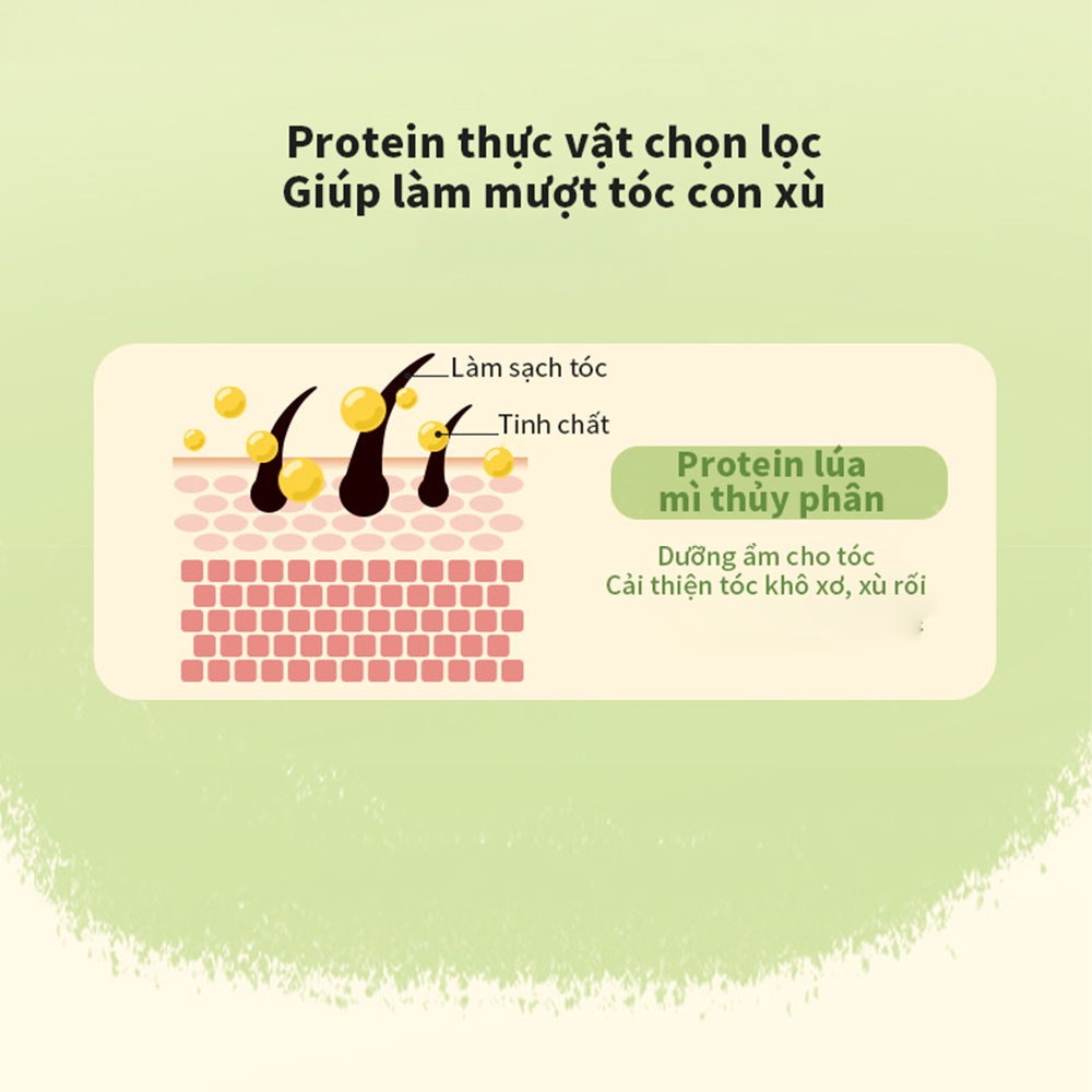 Kekebebe dầu gội trẻ em không kích ứng dịu nhẹ an toàn 375g