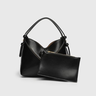 Túi xách nữ Retro Top Tay cầm Túi xô mới có túi Mini Nắp vai nữ