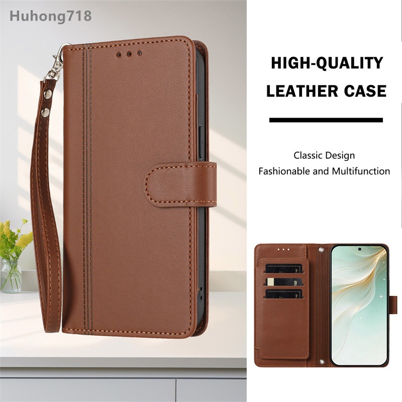 Dành Cho Infinix GT 20 30 50 Smart 4 7 Zero 20 30 40 2023 Pro 4G 5G Flip Wallet Case Da Thả Bảo Vệ Có Khe Cắm Thẻ Vỏ Silicon Mềm Dây Đeo Tay Sạc Không Dây