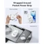ORICO 5 TRONG 1 Dải nguồn du lịch di động US Plug | Ổ cắm 2AC + 2USB-A + 1PD20W Type-C Quấn xung quanh Dây nối dài nhỏ gọn được phê duyệt trên hành trình