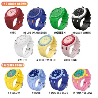 Thích hợp cho vỏ gốm đồng sửa đổi AP Swatch, vỏ tích hợp dây đeo silicon / gốm [Không có đồng hồ bỏ túi]