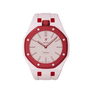 Thích hợp cho vỏ gốm đồng sửa đổi AP Swatch, vỏ tích hợp dây đeo silicon / gốm [Không có đồng hồ bỏ túi]