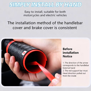 1 / 2 Cặp Tay Lái Xe Máy Có Silicon Chống Trơn Trượt Chống Mài Mòn Chống Sốc Đệm Lắp Đặt Dễ Dàng