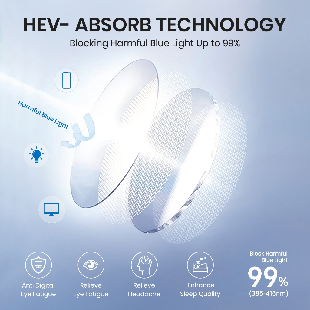 Kính chặn ánh sáng xanh có thể gập lại Cyxus khung hình bầu dục nữ phong cách Hàn Quốc PC 8369