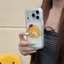 IPhone 17 Pro Max Họa tiết cuộn bánh mì có chữ chấm Chất liệu TPU IMD craft Vỏ điện thoại in hai lớp