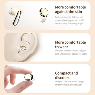 Tai nghe nhét tai Bluetooth 6.0 kép 2in1 HiFi Âm thanh độ phân giải cao Tuổi thọ pin dài Thoải mái trong tai MD35