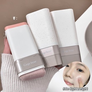 Gege Bear Dual Ended Foundation Stick với bàn chải tích hợp Hydrating Full Coverage Kiểm soát dầu Chống thấm nước Kem nền chống mồ hôi Stick Mỹ phẩm NO.GX1613