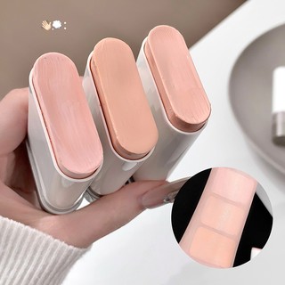 Gege Bear Dual Ended Foundation Stick với bàn chải tích hợp Hydrating Full Coverage Kiểm soát dầu Chống thấm nước Kem nền chống mồ hôi Stick Mỹ phẩm NO.GX1613