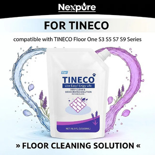 Dành cho dung dịch làm sạch sàn TINECO 500ml Refill Pack Lavender Lemon Original | Dành cho TINECO Floor One S3 S5 S7 S9 Series iFLOOR | Phụ kiện máy hút bụi khô ướt