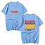Kodak Thương Hiệu Mùa Hè Thời Trang Thiết Kế Mới In 100% Cotton Màu Trơn Đa Năng Áo Thun Nam Tay Ngắn Hấp Thụ Mồ Hôi