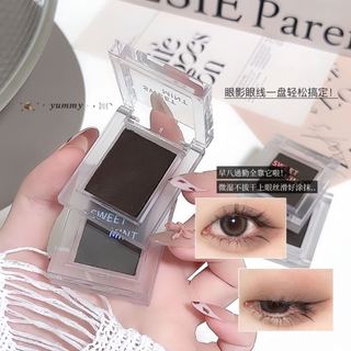 SWEET MINT Kem đa năng Phấn mắt & Bút kẻ mắt Matte Brown Shade Aegyo Sal & Lower Lash Line Mỹ phẩm trang điểm NO.duoyongdanseyanying