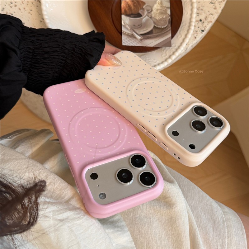 Ốp điện thoại TPU họa tiết iPhone 17 Pro Max Dot họa tiết IMD craft