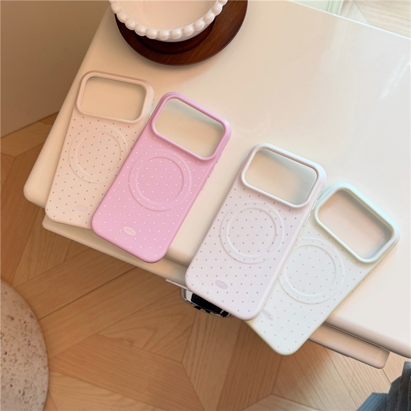 Ốp điện thoại TPU họa tiết iPhone 17 Pro Max Dot họa tiết IMD craft