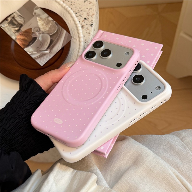 Ốp điện thoại TPU họa tiết iPhone 17 Pro Max Dot họa tiết IMD craft