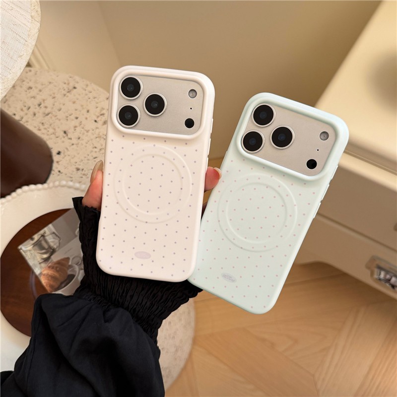 Ốp điện thoại TPU họa tiết iPhone 17 Pro Max Dot họa tiết IMD craft