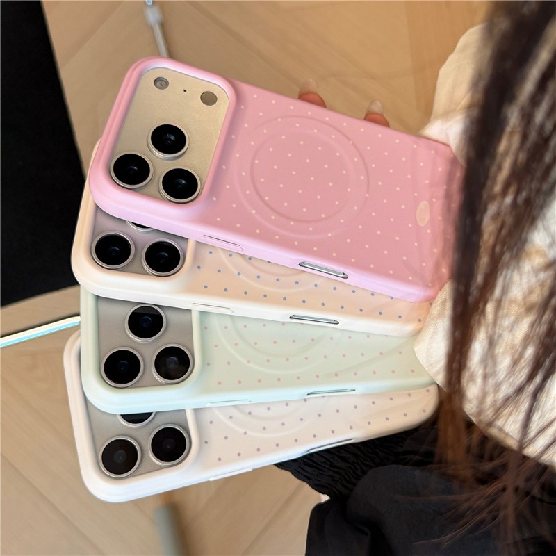 Ốp điện thoại TPU họa tiết iPhone 17 Pro Max Dot họa tiết IMD craft