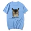 Khóa tf Trong Mèo Áo Người Vintage Áo Mùa Hè Cổ Tròn Hipster Tee Áo in Quần Áo Quá Khổ