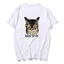 Khóa tf Trong Mèo Áo Người Vintage Áo Mùa Hè Cổ Tròn Hipster Tee Áo in Quần Áo Quá Khổ