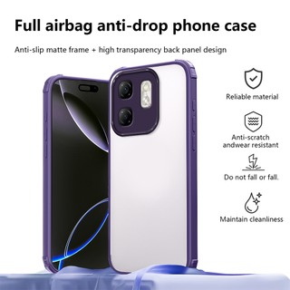Áp dụng cho Infinix Hot 50i X6532 hot9hd hot50i smart9 X6531 X6531B Smart 9 hd Đệm khí bốn góc trong suốt cao cấp bảo vệ vỏ mềm chống sốc Vỏ điện thoại VUEC