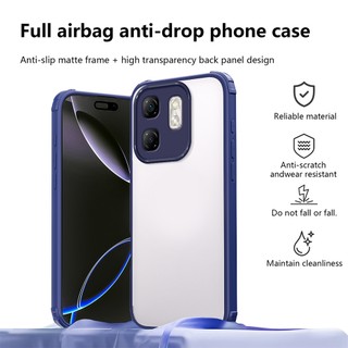 Áp dụng cho Infinix Hot 50i X6532 hot9hd hot50i smart9 X6531 X6531B Smart 9 hd Đệm khí bốn góc trong suốt cao cấp bảo vệ vỏ mềm chống sốc Vỏ điện thoại VUEC