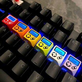 Keycaps chơi game cổ điển mờ 1U Chất liệu PLA Keycaps in 3D