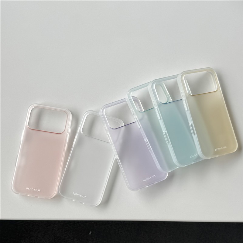 IPhone 17 Pro Max Ice họa tiết sương mù Chất liệu TPU Vỏ điện thoại xử lý IMD