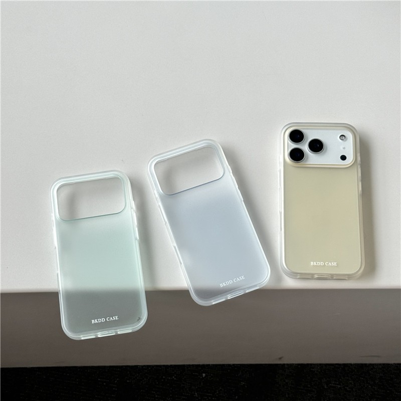 IPhone 17 Pro Max Ice họa tiết sương mù Chất liệu TPU Vỏ điện thoại xử lý IMD