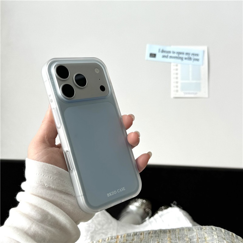 IPhone 17 Pro Max Ice họa tiết sương mù Chất liệu TPU Vỏ điện thoại xử lý IMD