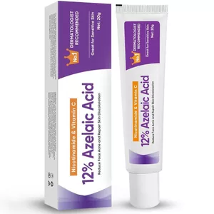 Kem Hỗ trợ giảm mụn axit Azelaic 12% Giảm mụn trứng cá cho da mặt Chống mụn trứng cá với Niacinamide & Vitamin C (♧ ❈ ❈ ❈)