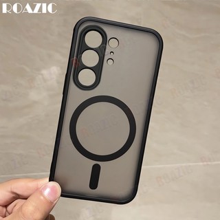 Vỏ từ tính sang trọng Tương thích cho Tecno Camon 50 Pro / Camon 50 Ultra 5G Frosted Bán trong suốt có dây đeo cổ tay Vỏ bảo vệ chống sốc chống vân tay FG02