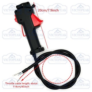 VICTOPEAK 26mm Công tắc tay cầm Cáp kích hoạt bướm ga cho máy cắt bàn chải ba lô