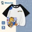 Áo Thun Trẻ Em Garfield x NASA 2026 - Kẻ Sọc Cotton Thoáng Mát Không Hôi Nách