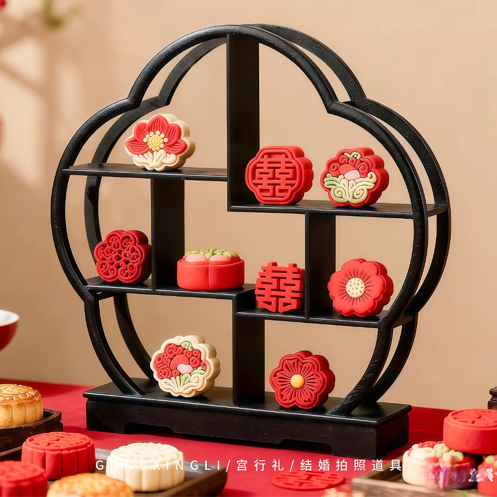 Jfory Món Tráng Miệng Giá Trưng Bày Đạo Cụ Kệ Bảo Quản Bánh Ngọt Hiển Thị Đứng Cupcake Cho Nhân Vật Mini Bánh Ngọt Khắc Thủ Công Đám Cưới