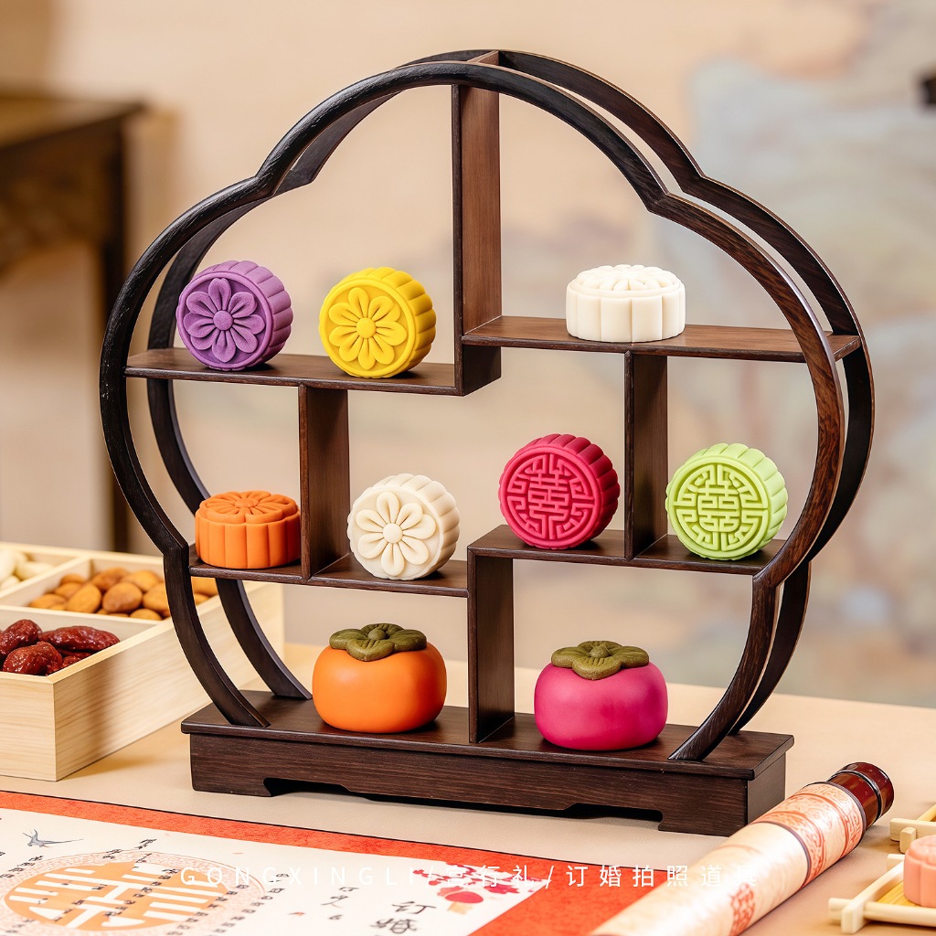 Jfory Món Tráng Miệng Giá Trưng Bày Đạo Cụ Kệ Bảo Quản Bánh Ngọt Hiển Thị Đứng Cupcake Cho Nhân Vật Mini Bánh Ngọt Khắc Thủ Công Đám Cưới