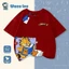 Áo Thun Trẻ Em Garfield x NASA 2026 - Kẻ Sọc Cotton Thoáng Mát Không Hôi Nách