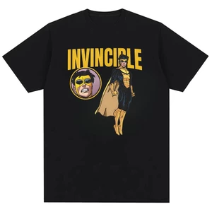 Invincible Mark Grayson Hai Mặt Mùa Hè Retro Thời Trang Cổ Tròn Hip Hop In Họa Tiết Áo Thun