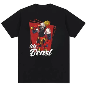 Invincible Battle Beast, His Beast Art Áo thun cổ tròn in họa tiết Cotton thời trang dành cho nam
