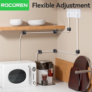 Rocoren Dây Quản Lý Cáp Từ Tính Sắp Xếp 6 Chiếc Kẹp Cáp Từ Tính Nhiều Màu Sắc Dính Giá Đỡ Dây Giữ Dưới Bàn Làm Việc Dây Hider