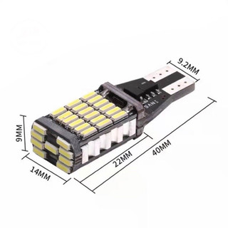2 Chiếc T15 W16W Canbus LED Đèn Ô Tô Siêu Sáng Lỗi Tự Động Ngược Đèn Dự Phòng Đuôi Phanh Bật Bóng Đèn Tín Hiệu Trắng Đỏ Vàng